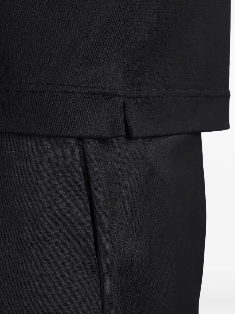 Shop Tagliatore Cotton T-shirt In Black