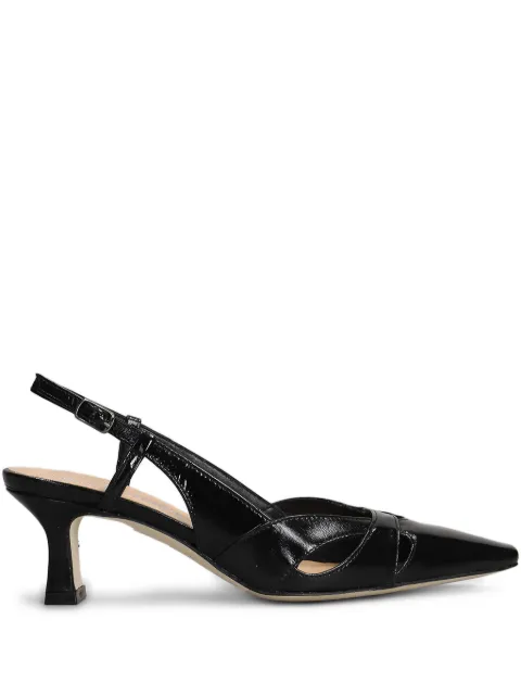 Julie Dee 60mm leather pumps