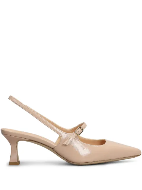 Julie Dee 60mm leather pumps