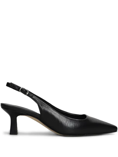 Julie Dee 60mm leather pumps