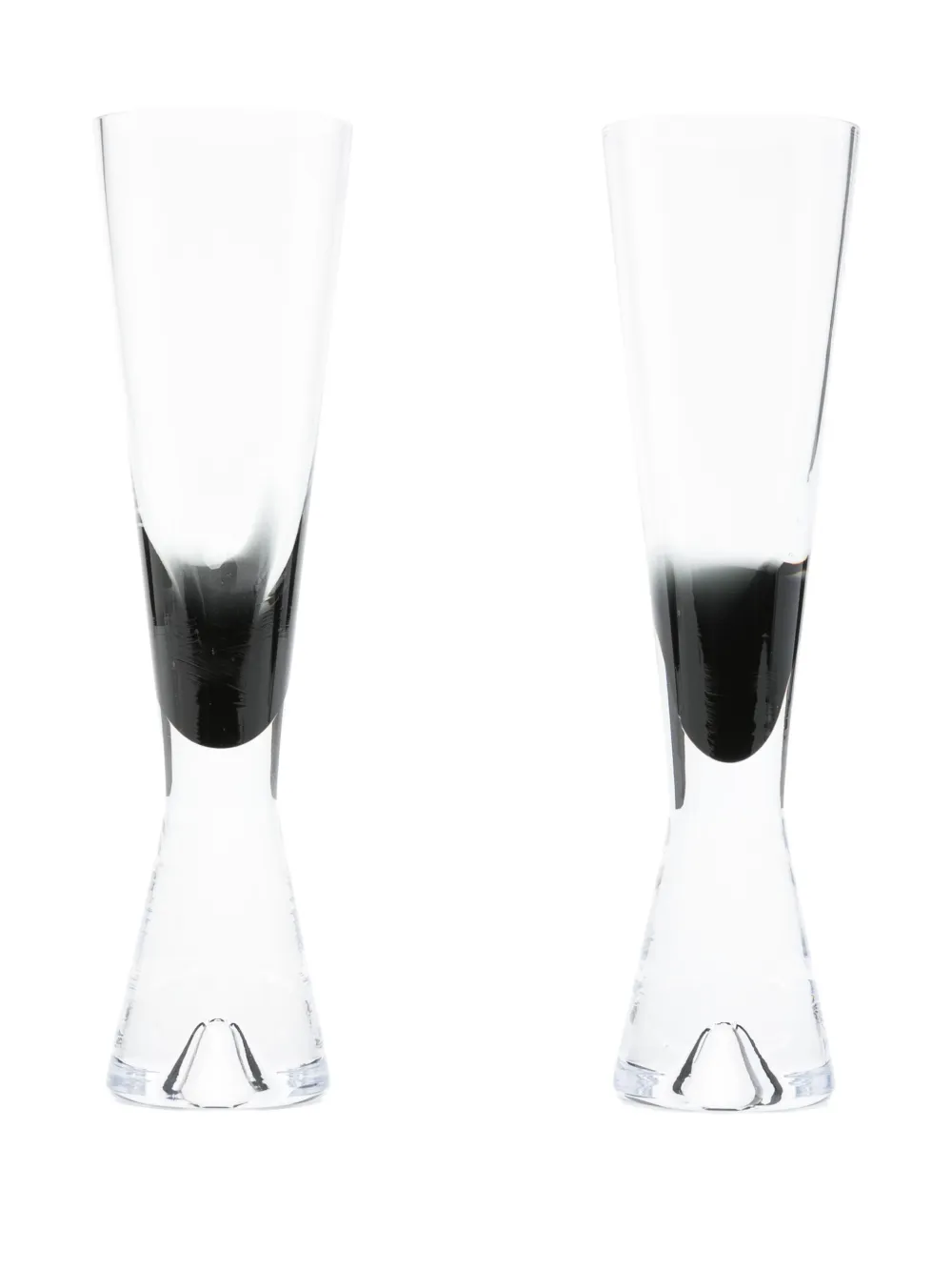 Tom Dixon Tank champagne glasses (set of two) | Black | Image 1