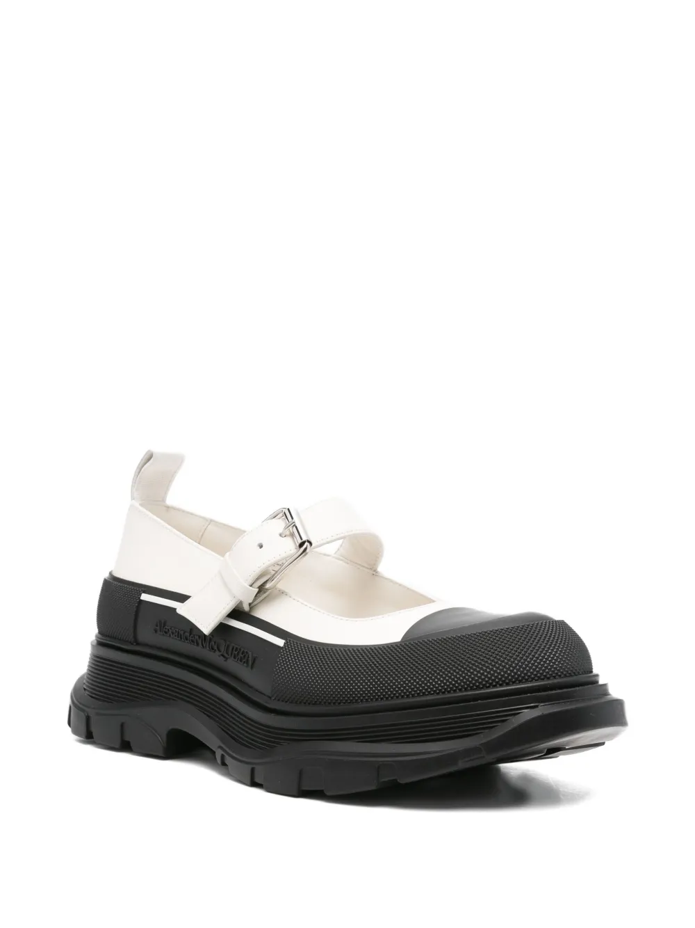 Alexander McQueen 45mm leather pumps White