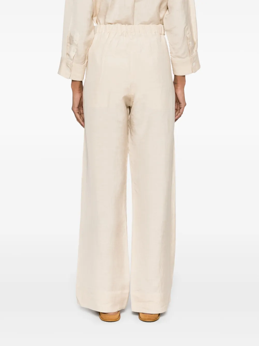 Fabiana Filippi Slub broek Beige