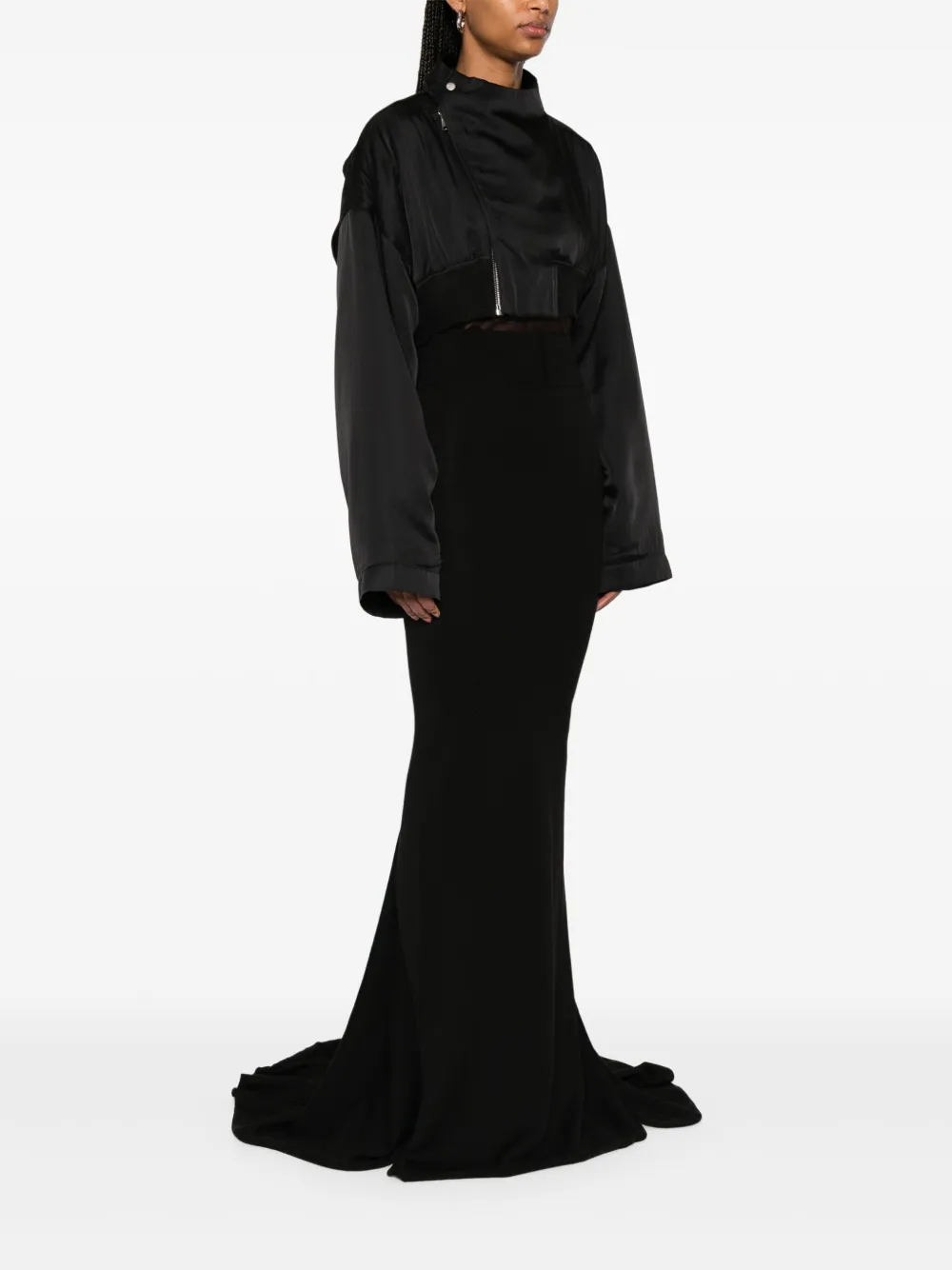 Rick Owens AL maxi-rok Zwart
