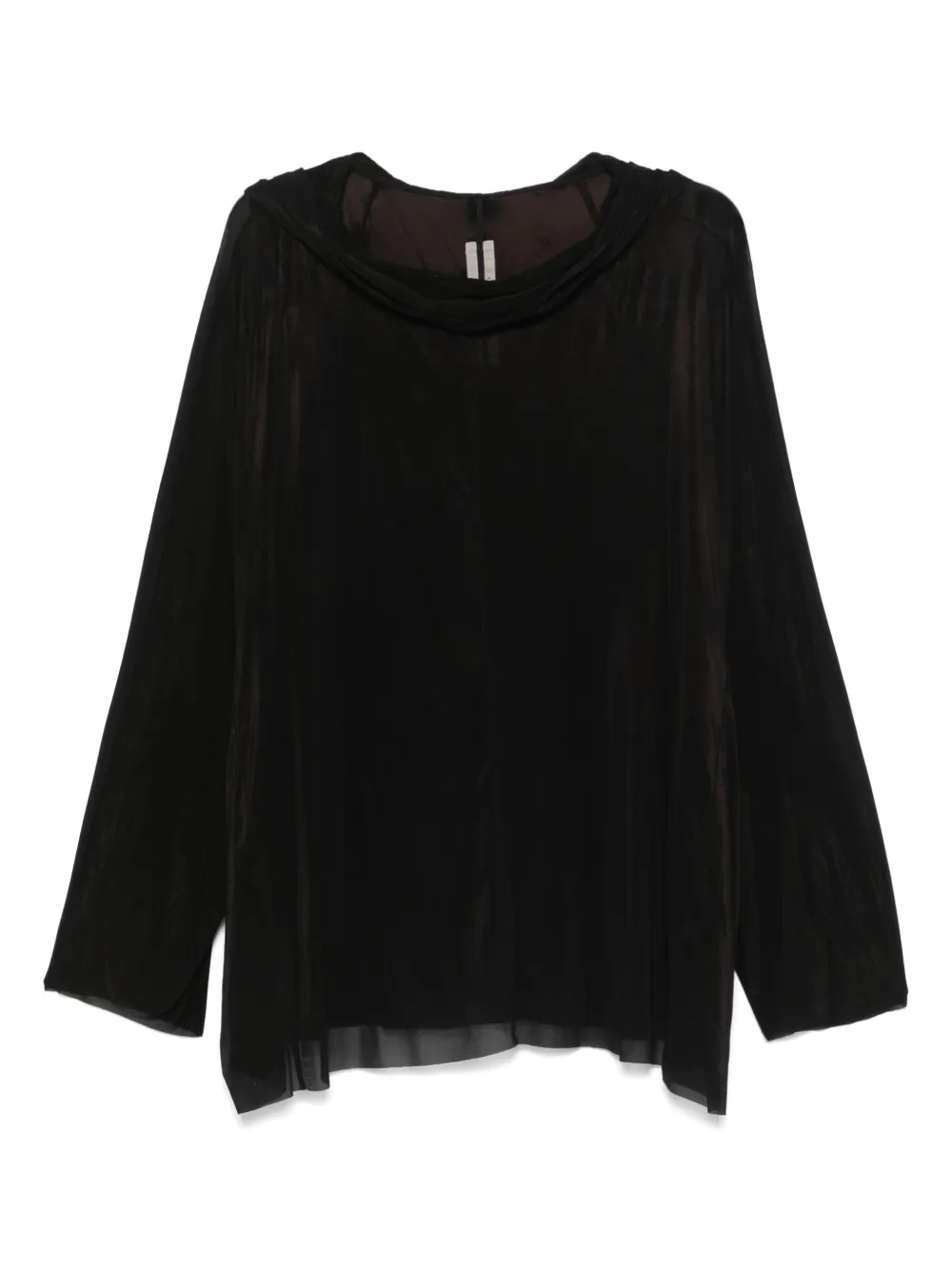 Rick Owens túnica con capucha | negro | Image 1