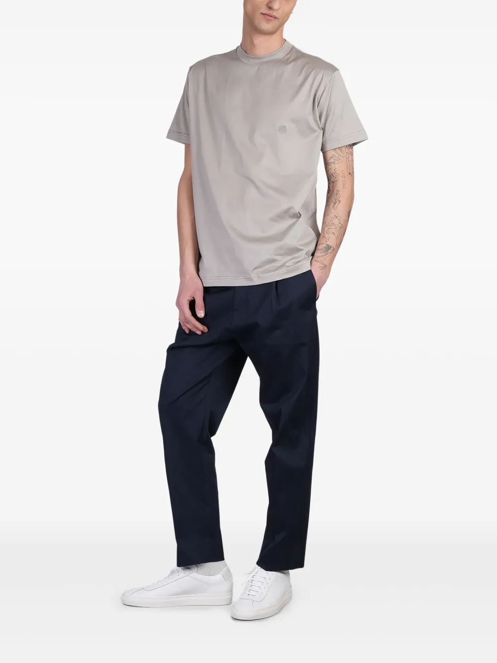 Low Brand cotton T-shirt - Grijs