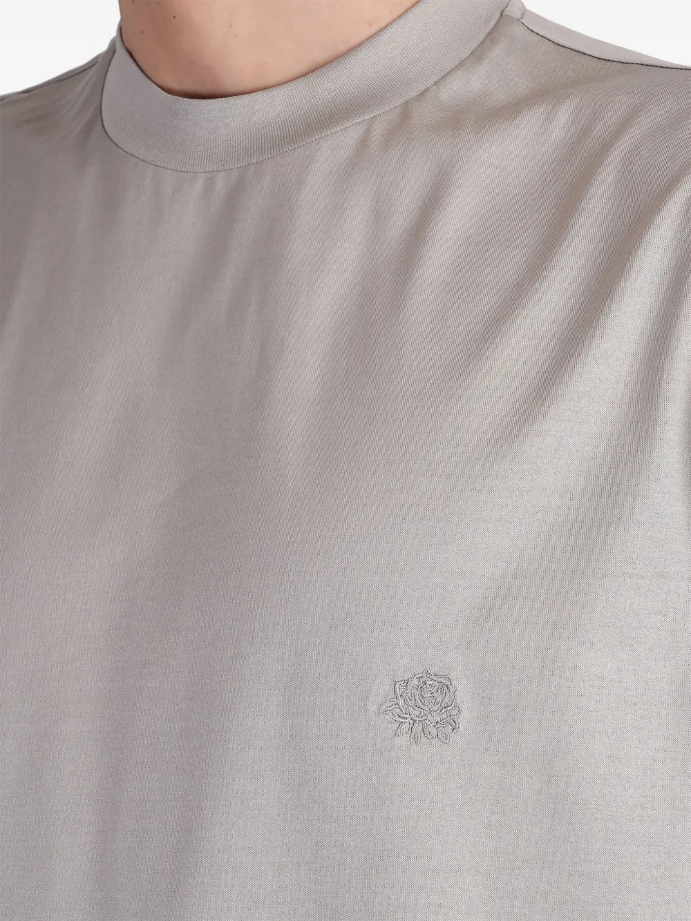 Low Brand Katoenen T-shirt Grijs
