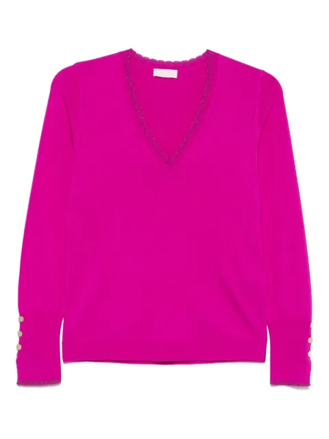 LIU JO scallop-trim top