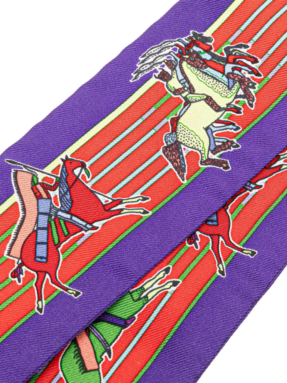 Hermès Pre-Owned foulard Pani La Shar Pawnee Twilly en soie (1990-2024) | Image 2