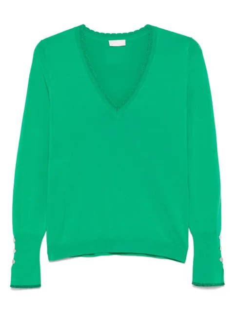 LIU JO scallop-trim top
