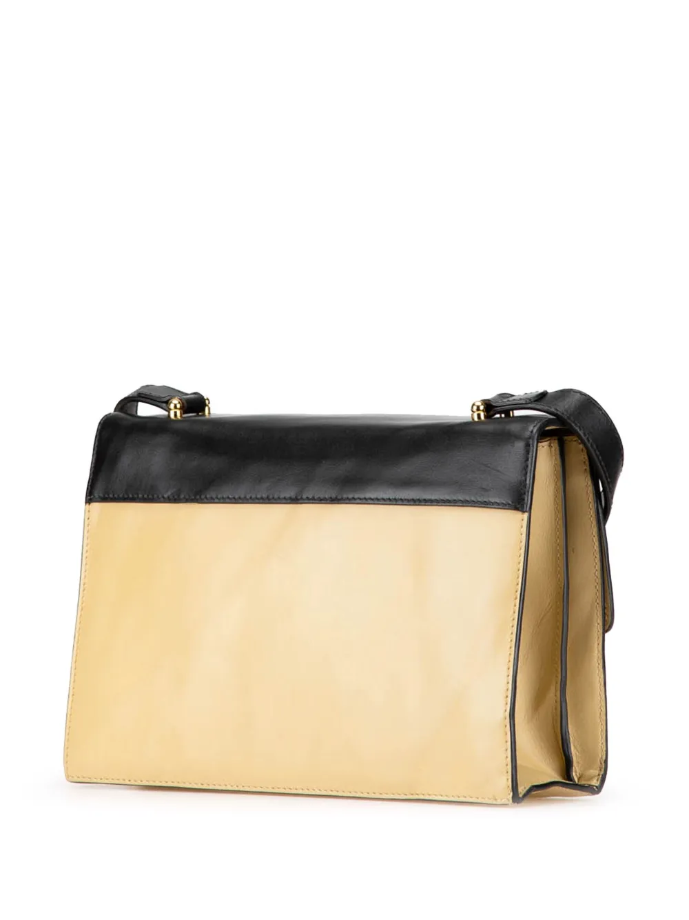 Gucci Pre-Owned 2000-2015 Small Bicolor Leather Zumi Flap crossbody bag | Pre-Owned | Image 2