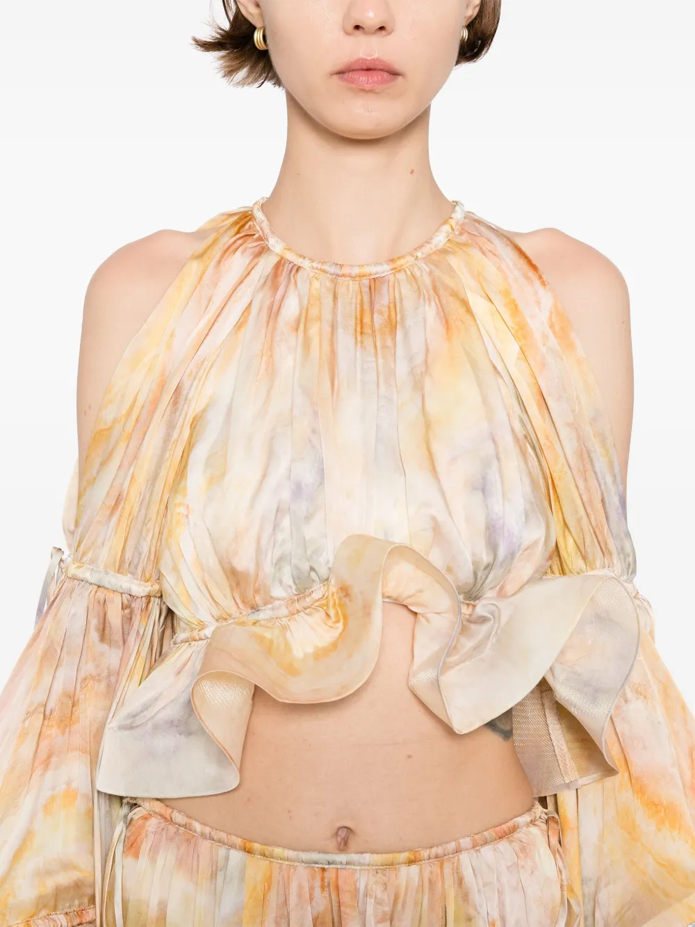 balance flounce blouse