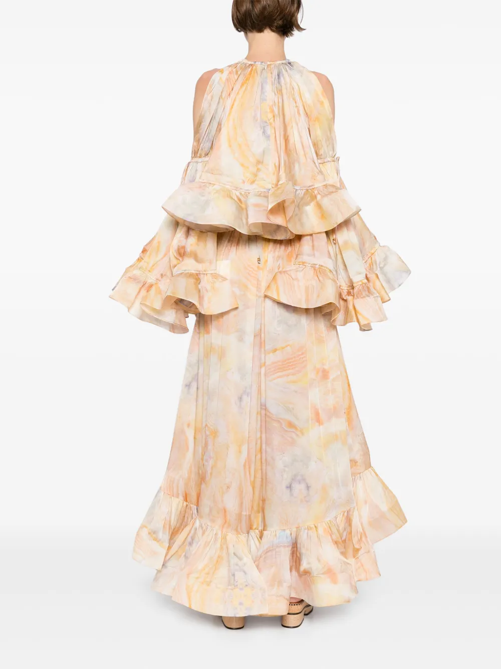 ZIMMERMANN Blouse met fladdermouwen Geel