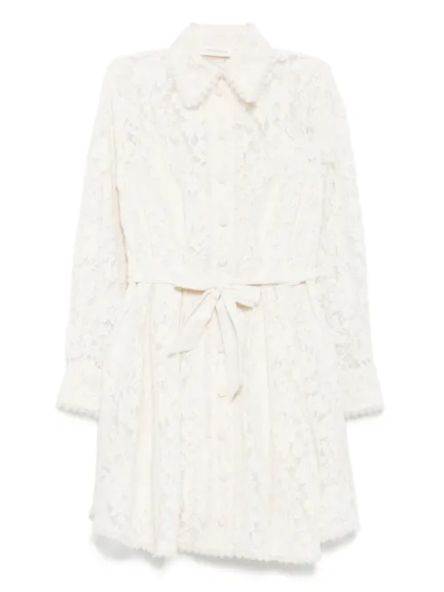 Robe courte à col plongeant - ZIMMERMANN - Modalova