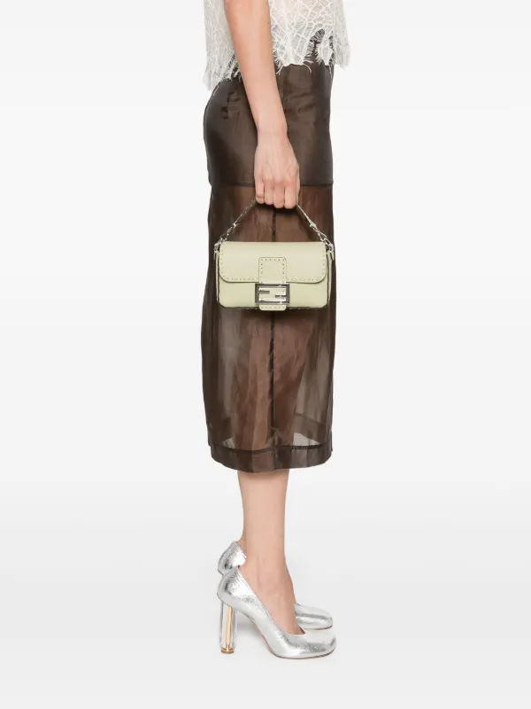 FENDI バゲット ショルダーバッグ ミニ | グリーン | FARFETCH JP