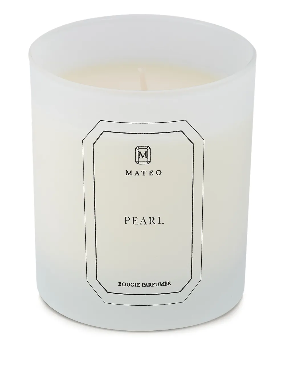Mateo Pearl scented candle | White | Image 1