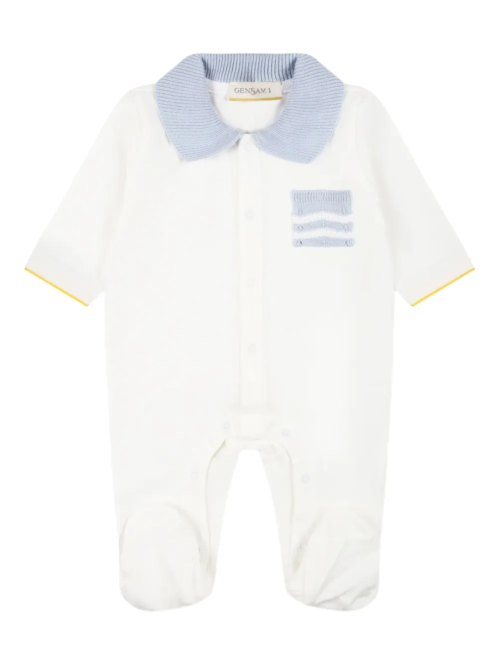Gensami kids knitted babygrow | White | Image 1