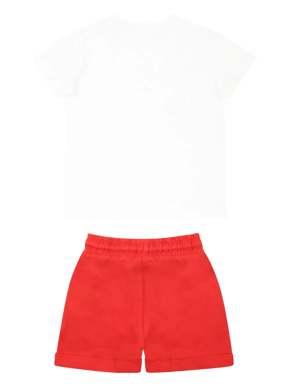 TRUSSARDI JUNIOR Shorts met logoprint Wit