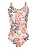 Amir Slama floral-print swimsuit - White