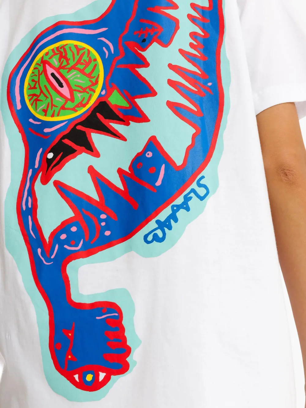 Amir Slama Katoenen T-shirt Wit