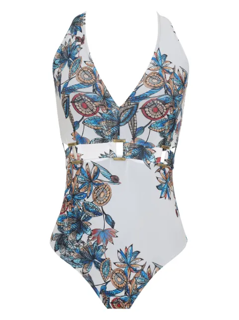 Amir Slama traje de baño con estampado floral