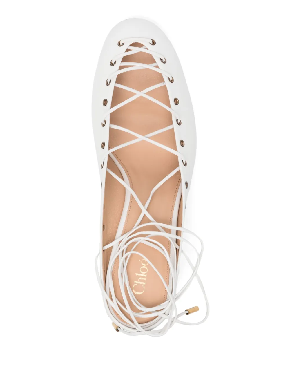 Chloé leather mules White