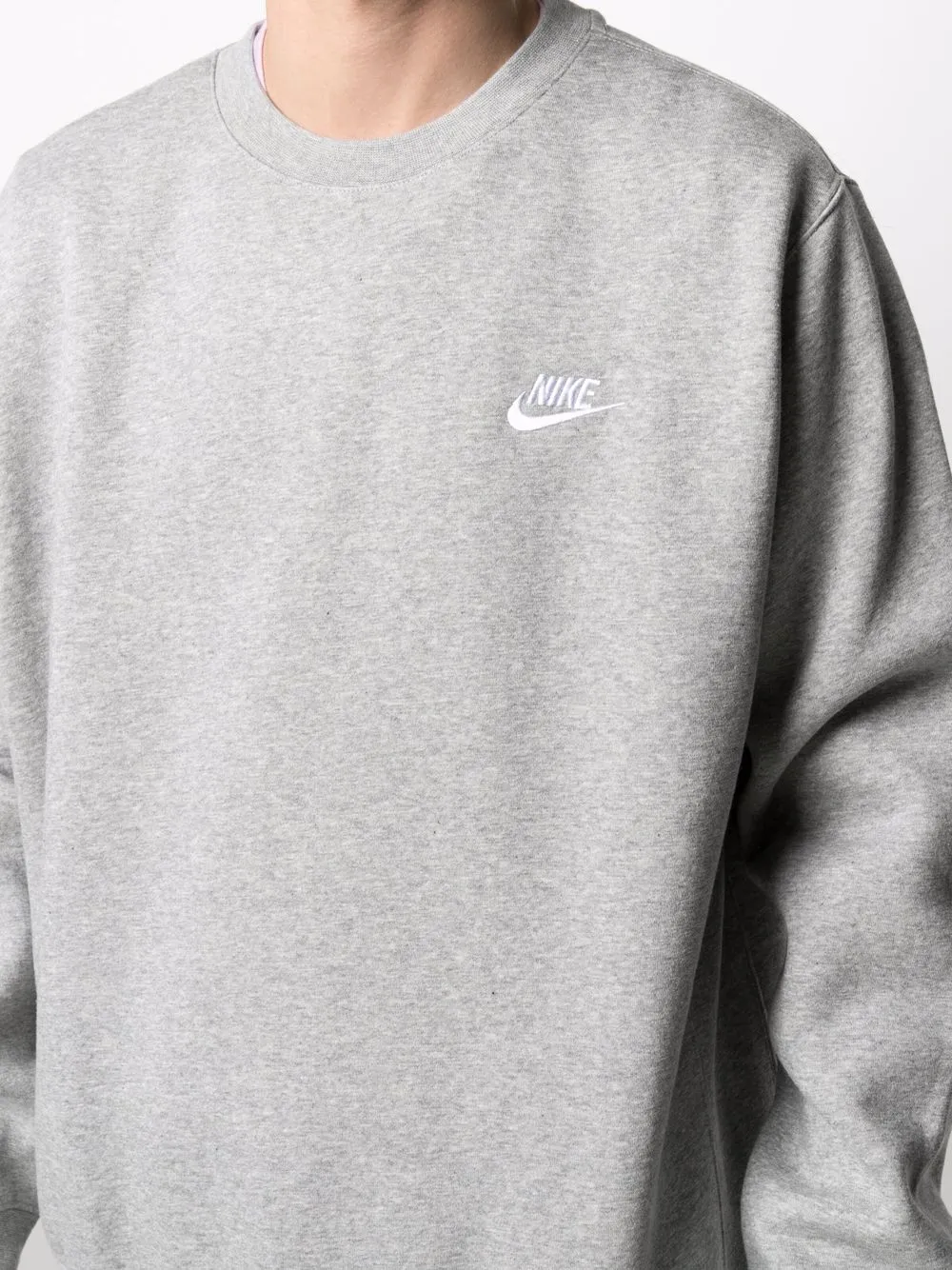 Nike NSW Club Fleece Crew "Grey" sneakers Grijs