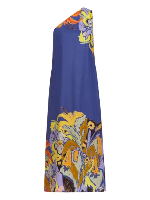 Marie Oliver vestido Jae asimétrico con motivo floral