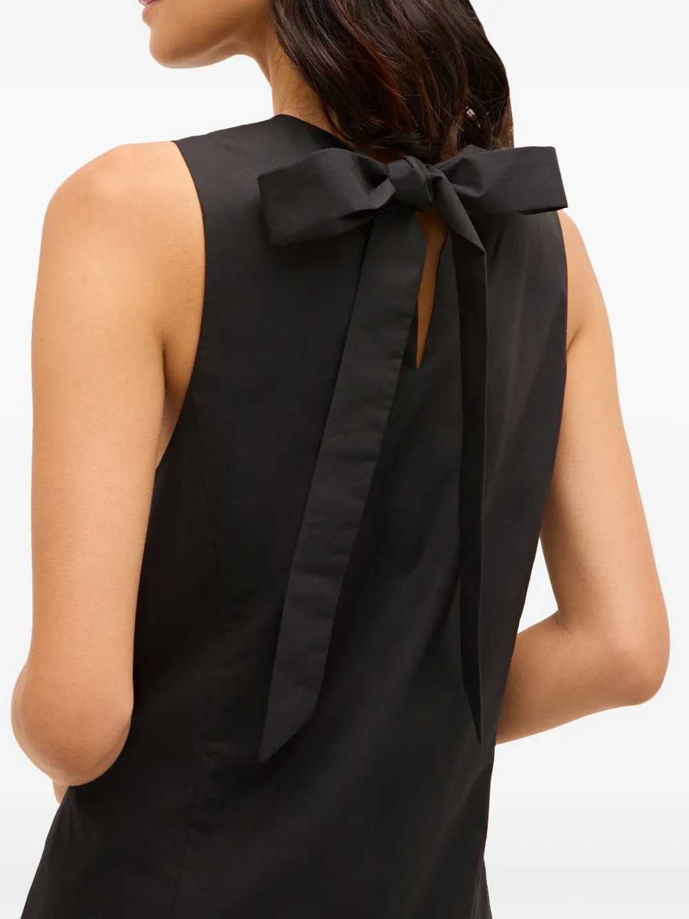 Marie Oliver Marilyn mini-jurk met ruches Zwart