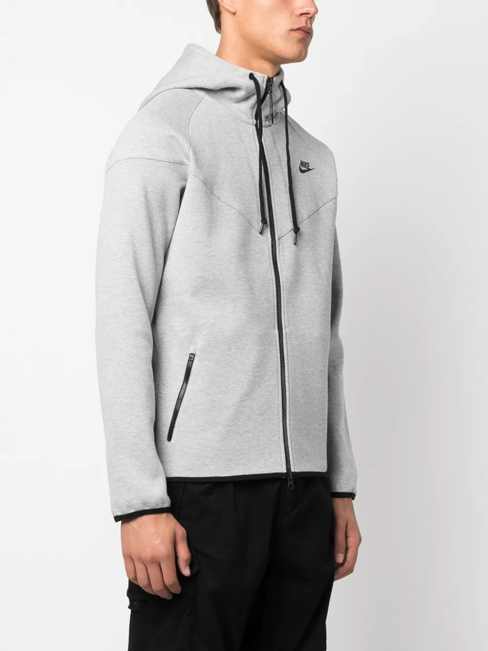 Nike Hoodie met Swoosh-logo Grijs