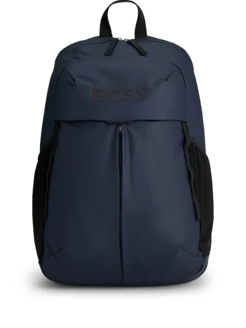 BOSS logo-embossed backpack