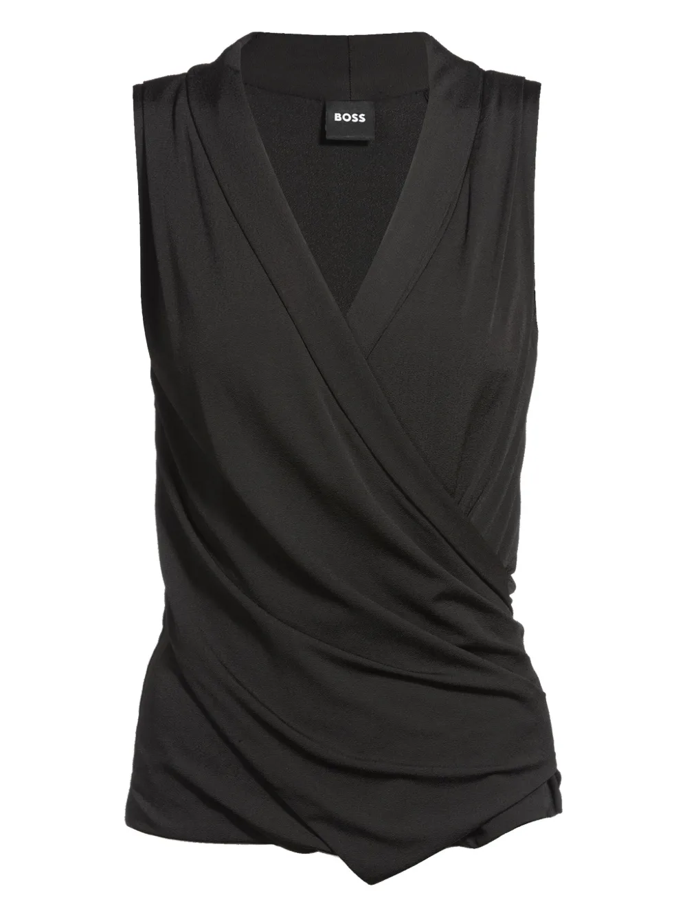 BOSS gathered top | Black | Image 1