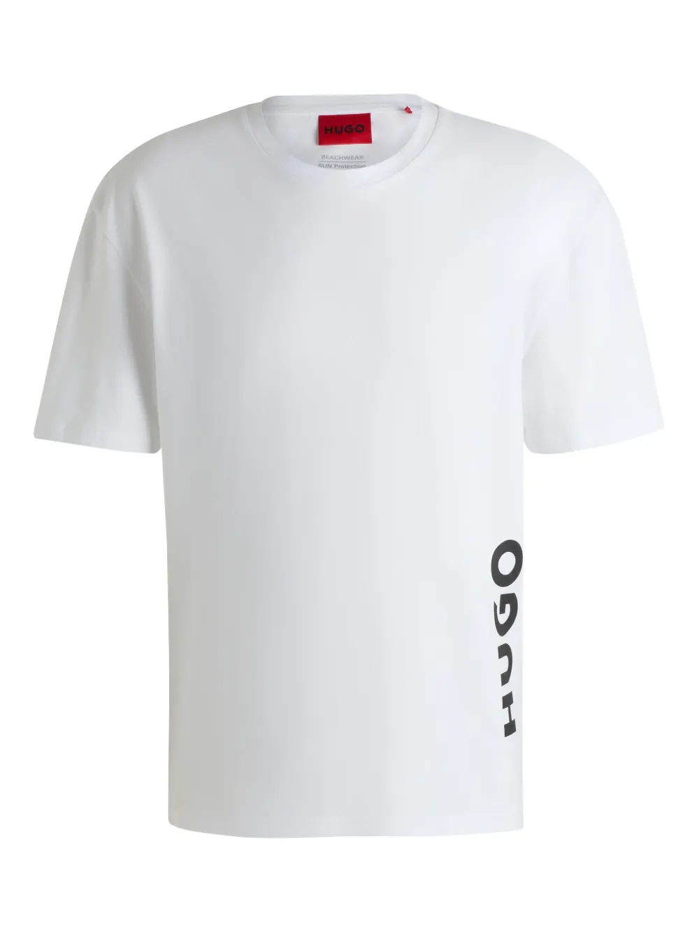 HUGO Camiseta com estampa de logo | Branco | Image 1