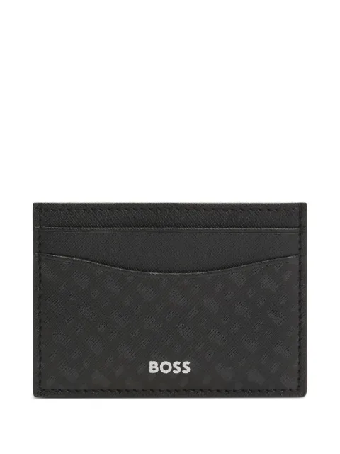 BOSS textured cardholder