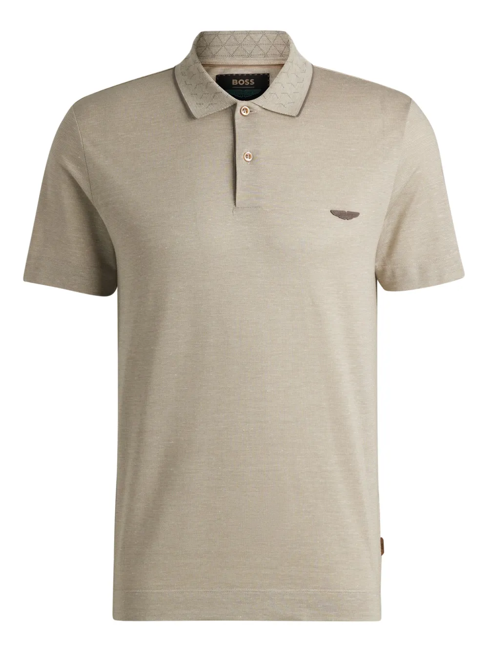 BOSS Poloshirt mit Logo-Patch | Nude | Image 1