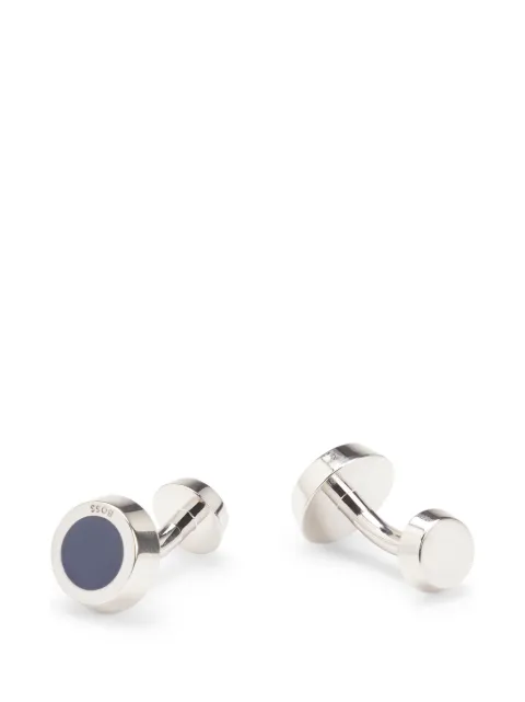 BOSS Abotoaduras com logo gravado