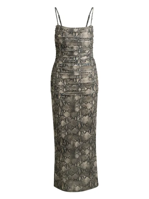 HUGO snakeskin-print dress 