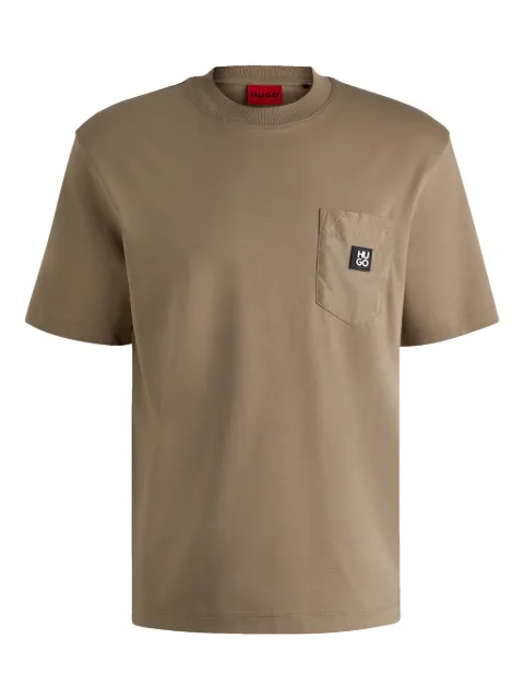 HUGO t-shirt à patch logo