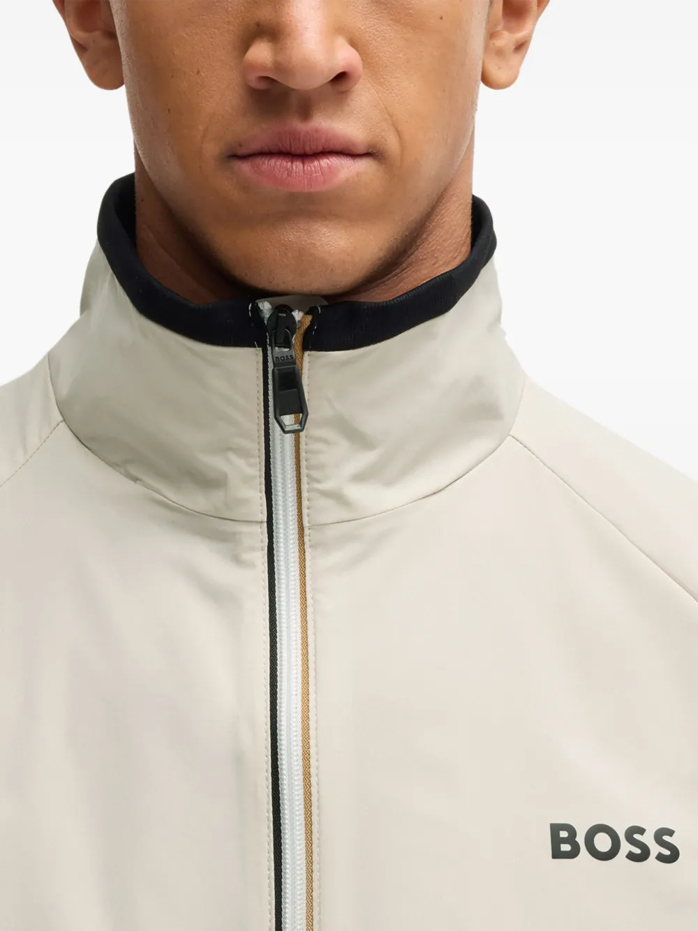 BOSS Jack met rits Beige