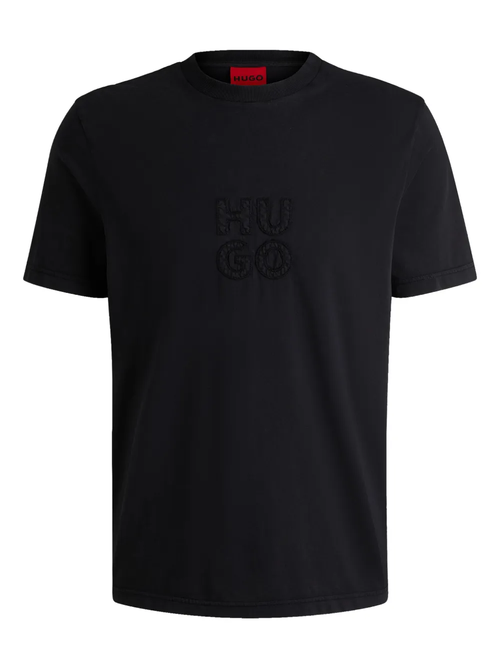 HUGO playera con logo bordado | negro | Image 1