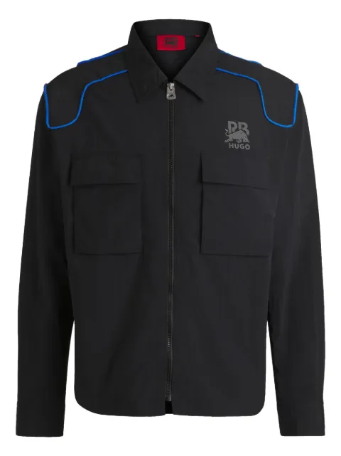 HUGO sobrecamisa con logo stealth de HUGO x Red Bull