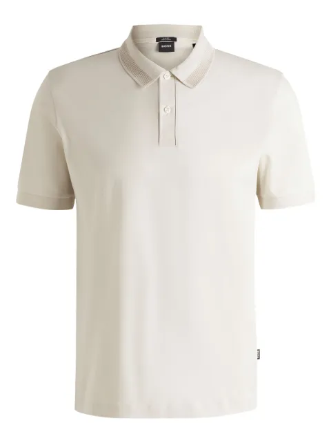 BOSS playera tipo polo con parche del logo