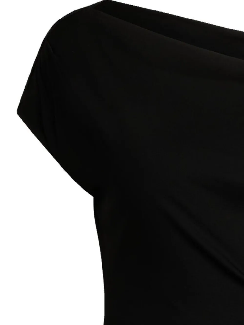 BOSS Off-shoulder jurk - Zwart