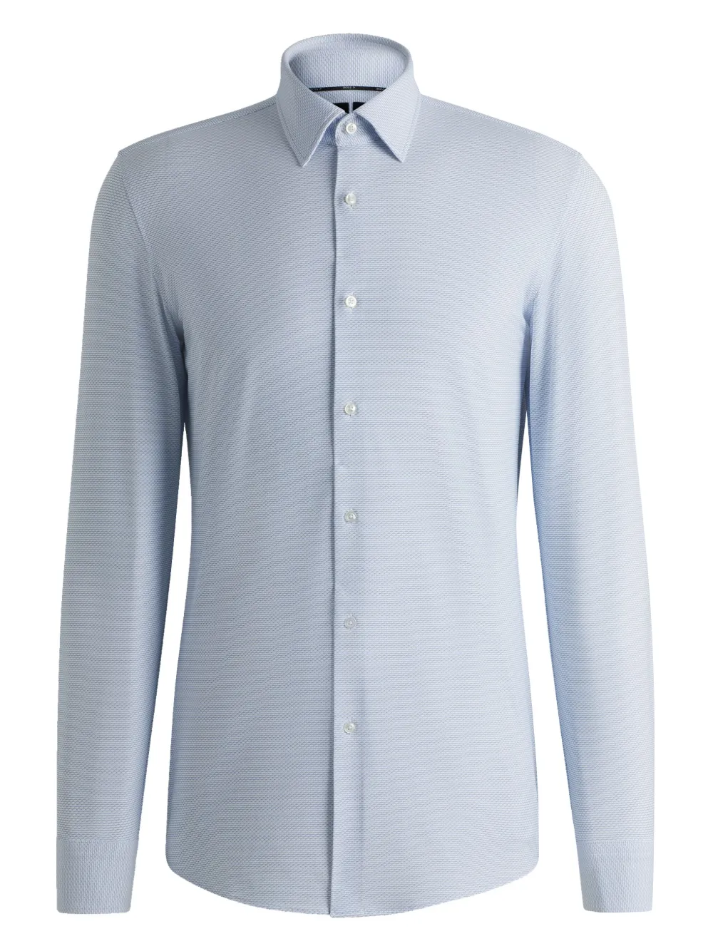BOSS Overhemd met geometrische print Blauw