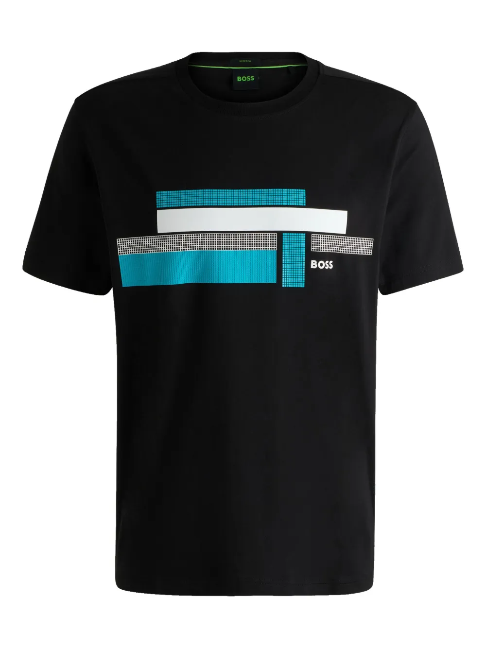 BOSS T-shirt met logoprint Zwart