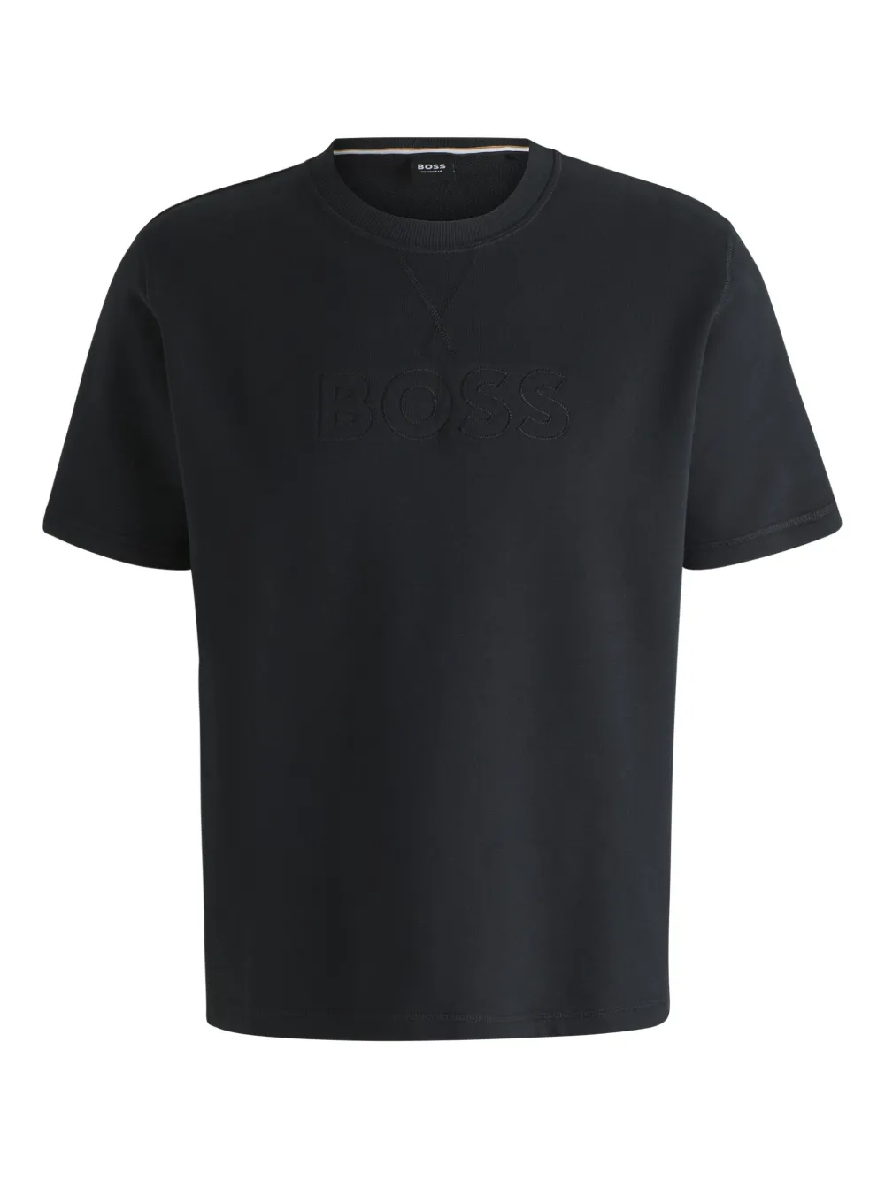 BOSS playera con logo bordado | negro | Image 1