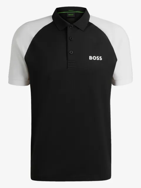 BOSS polo Paddy con diseño colour block