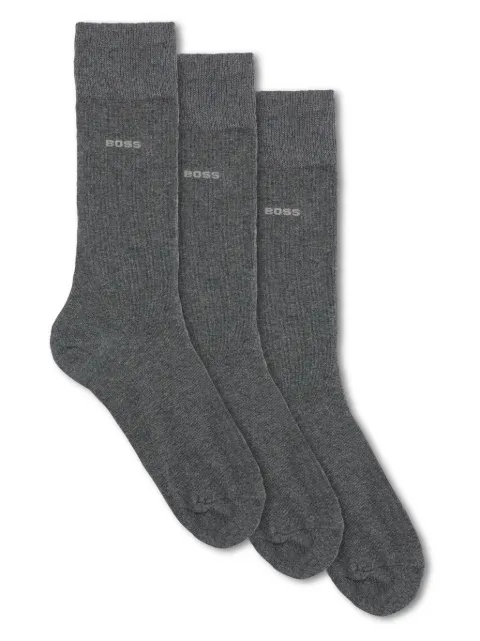 BOSS ribbed socks (pack of three)
