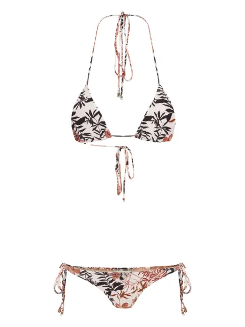 Amir Slama floral-print bikini