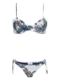 Amir Slama floral-print bikini - White